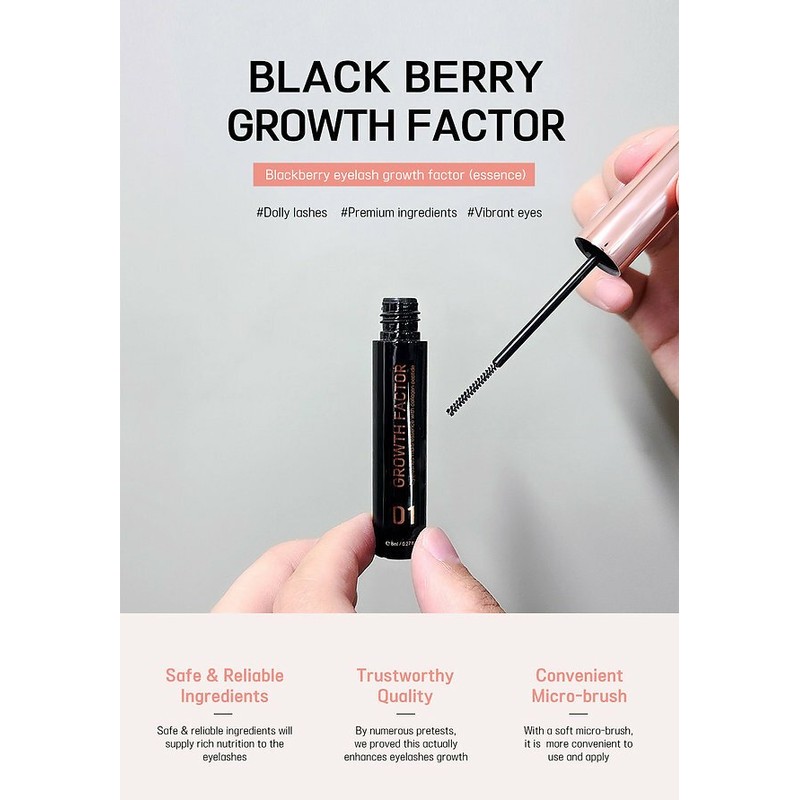 BLACK BERRY EYELASH GROWTH FACTOR BLACK BERRY EYELASH GROWTH FACTOR